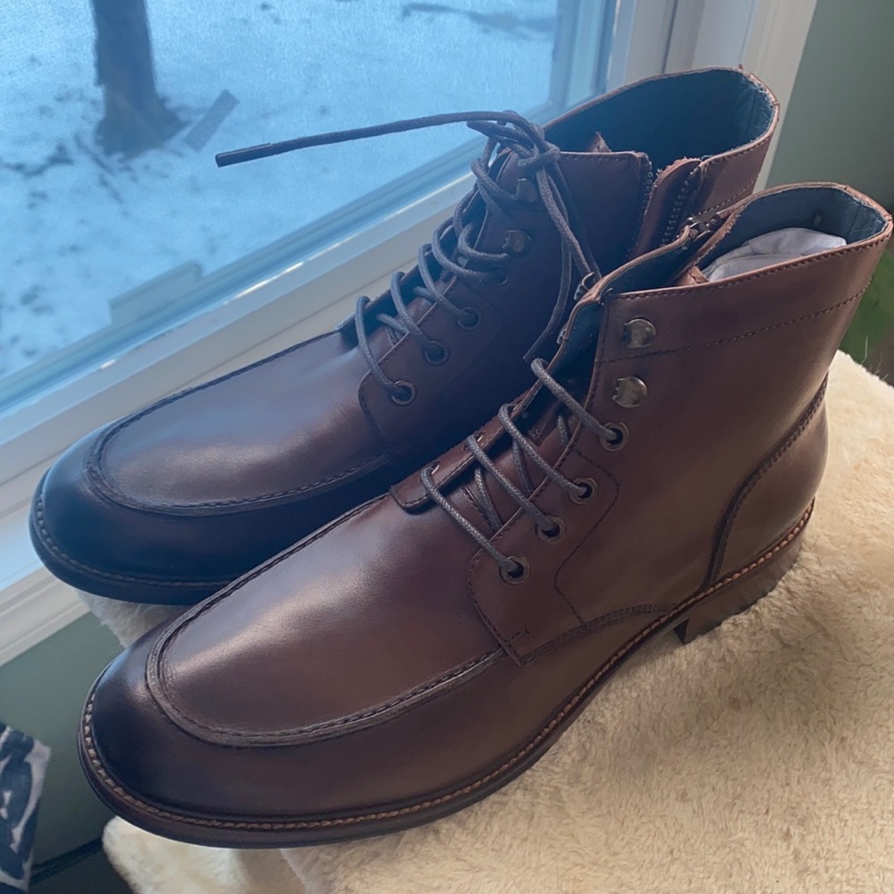 Men leather boots